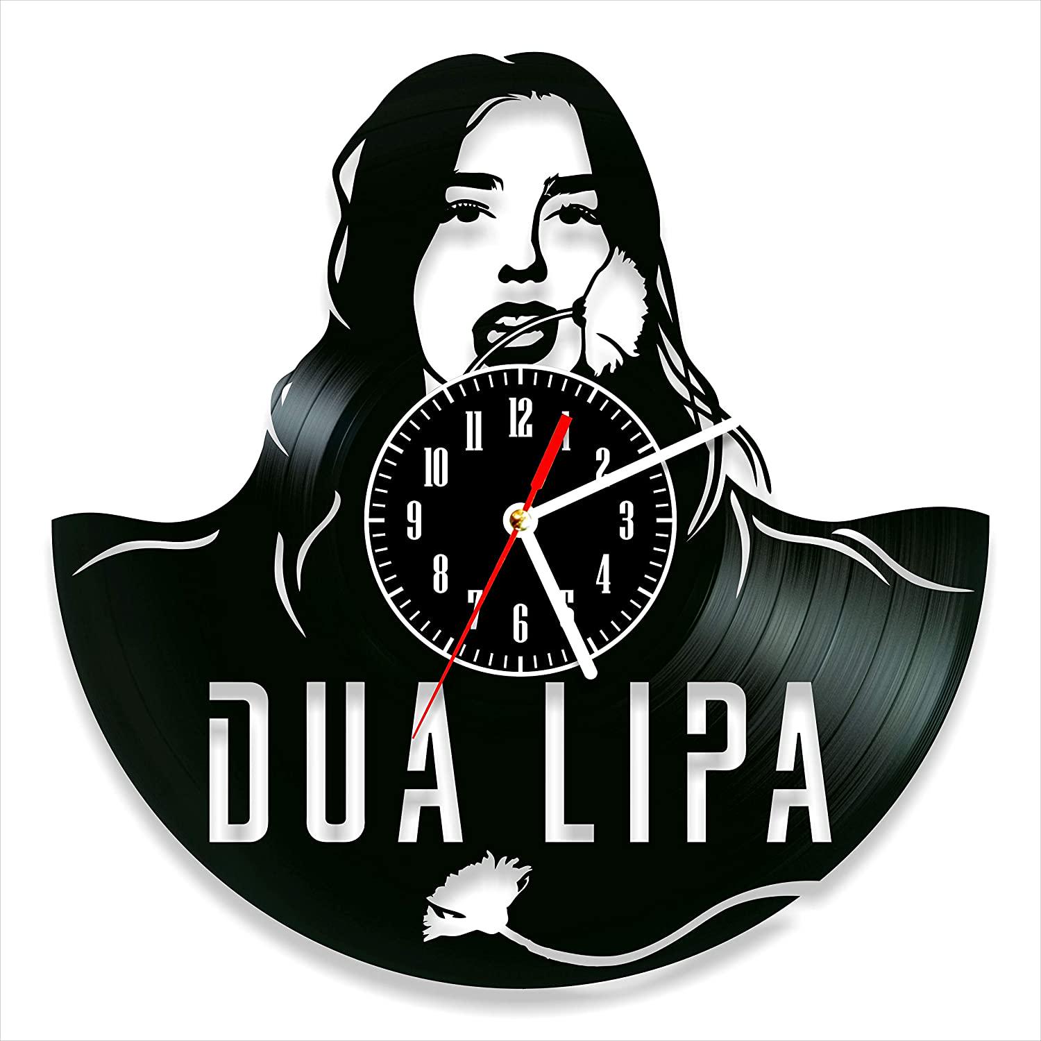 Часы настенные Dua Lipa 2089 из виниловой пластинки