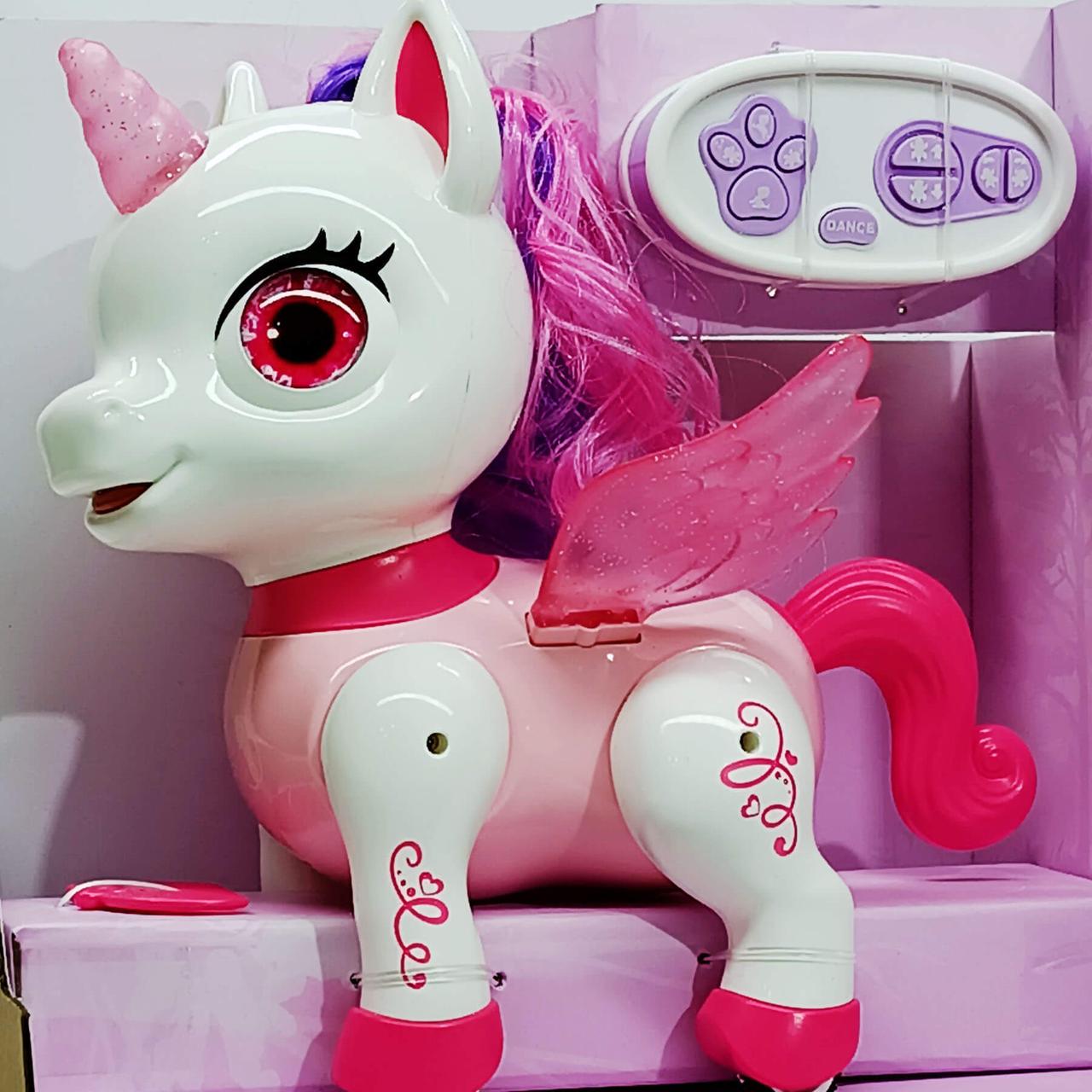 Інтерактивна іграшка Exquisite Pets SM05F Єдиноріг на радіокеруванні 22 см Рожевий (23499521) - фото 2 Інтерактивна іграшка Exquisite Pets SM05F Єдиноріг на радіокеруванні 22 см Рожевий (23499521) - фото 2