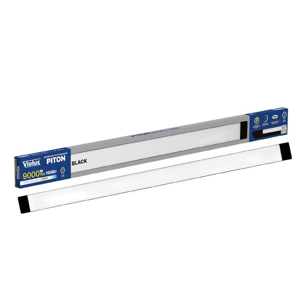 Линейный светильник светодиодный Violux PITON 100W 6000K 120 см 9000Lm Черный (00000052250)