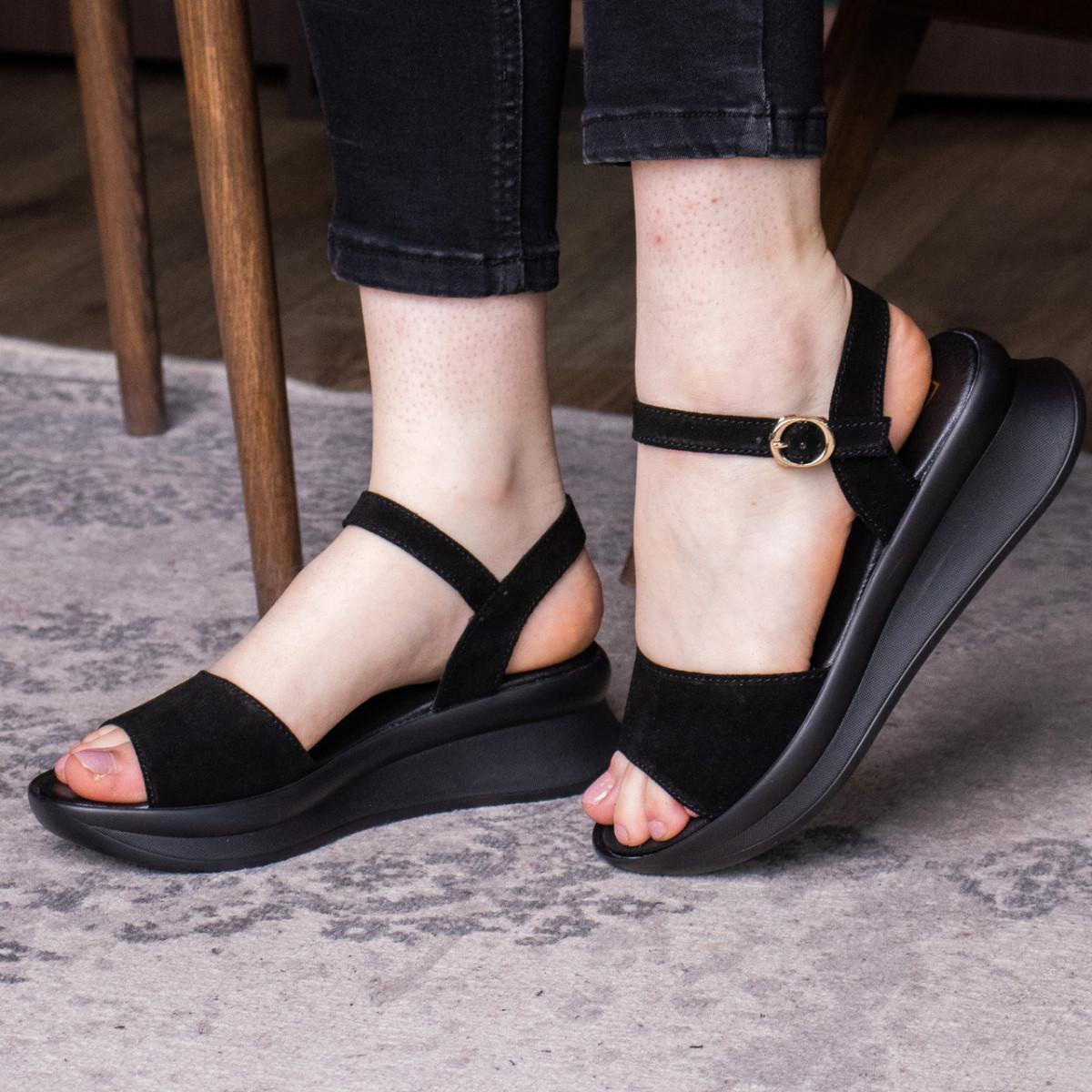 Босоножки женские Fashion р. 36 23,5 см Черный (3029)