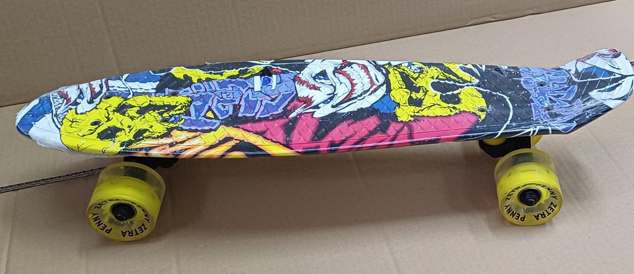 Пенніборд Maraton Penny Zetra череп