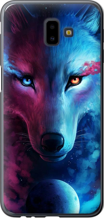 Чехол на Samsung Galaxy J6 Plus 2018 Арт-волк (3999u-1586-42517) Чехол на Samsung Galaxy J6 Plus 2018 Арт-волк (3999u-1586-42517)