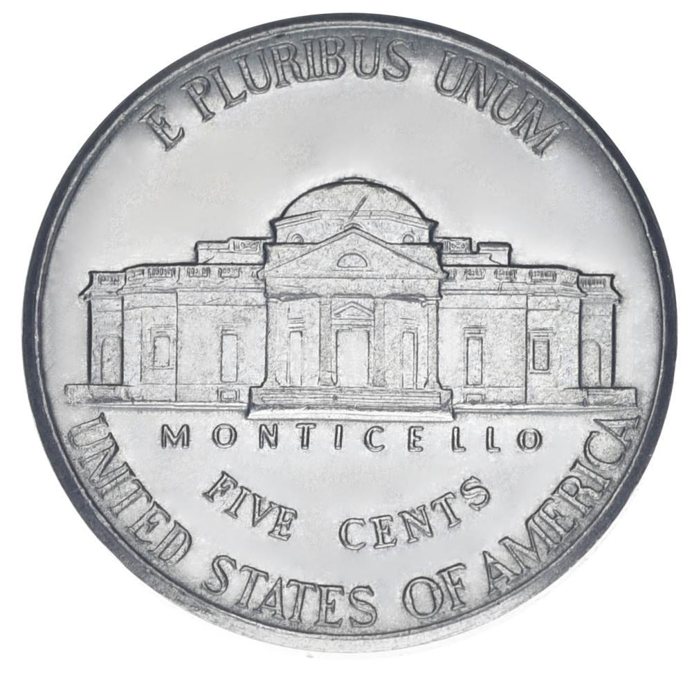 Монета 5 центов США 1992 VF-AU P (М25430)