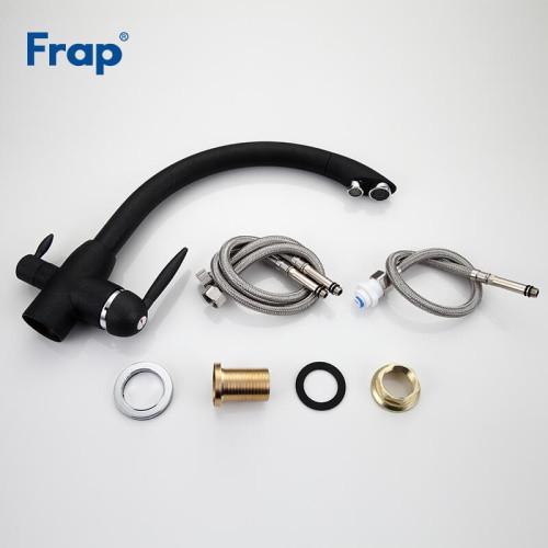 Змішувач для кухні на дві води Frap F4399-7 Чорний - фото 6 Змішувач для кухні на дві води Frap F4399-7 Чорний - фото 6