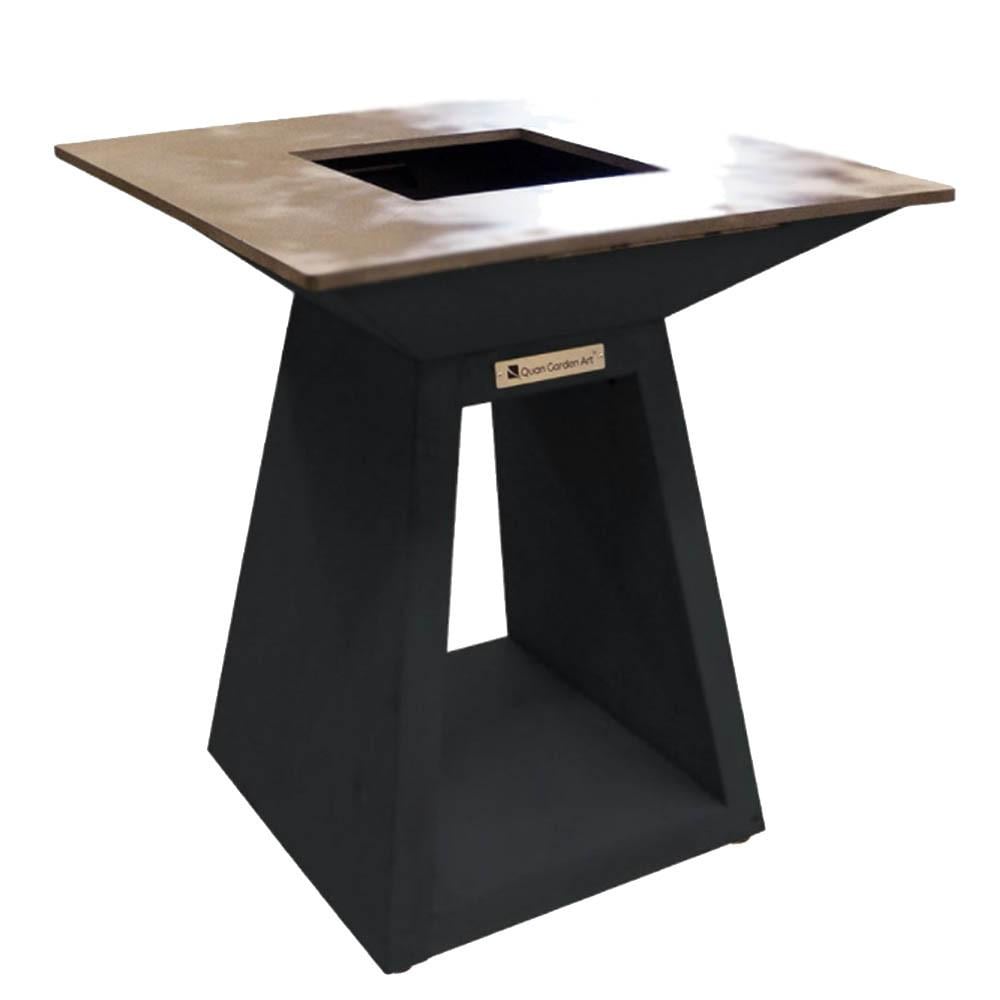 Гриль-очаг Quan Garden Art Premium Medium Черный (QN91014)