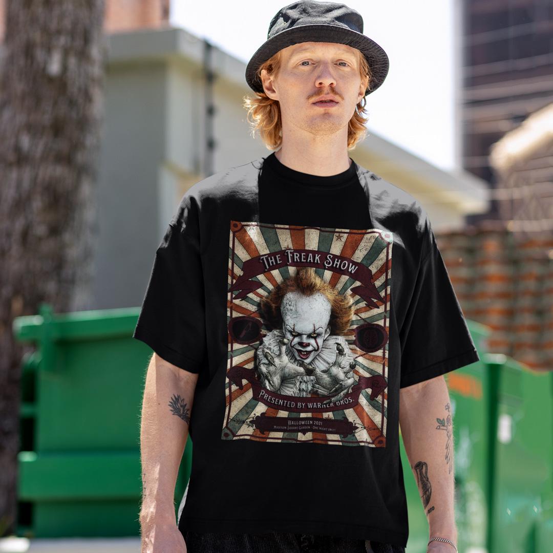 Футболка унисекс IT Pennywise The Freak Show XS Черный (0000011206)