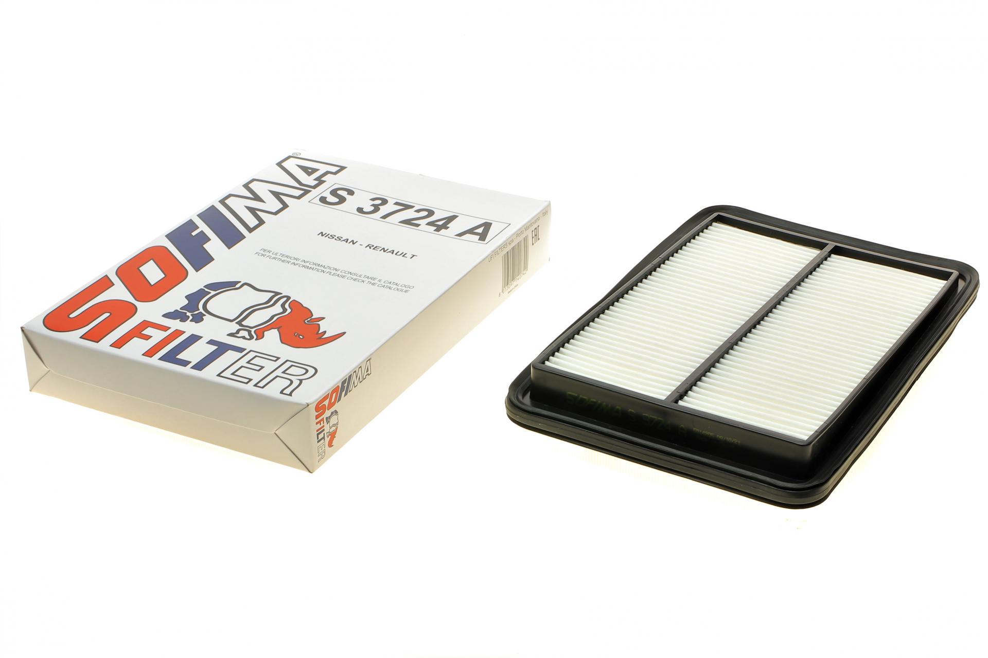 Фільтр повітряний SOFIMA для Nissan Qashqai/X-Trail 1,6 dCi 13-/Renault Kadjar 1,2/1,6 TCe 15- (S 3724 A)