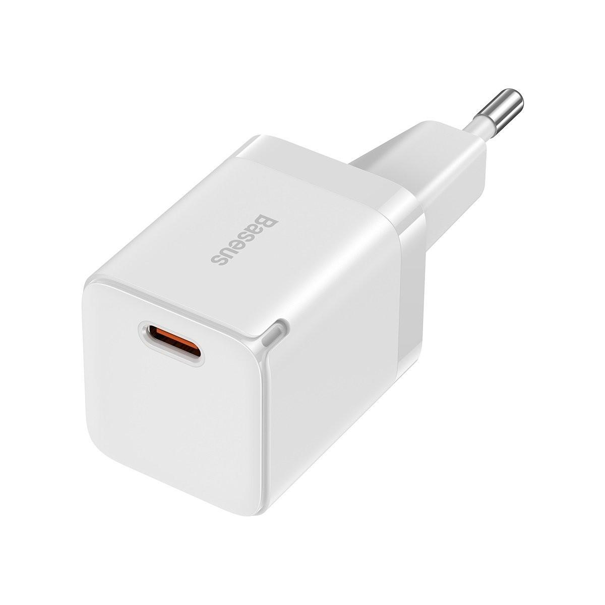 Зарядное устройство сетевое Baseus 30W 1Type-C GaN3 Fast Charger PD3.0 3A White (CCGN010102) - фото 6