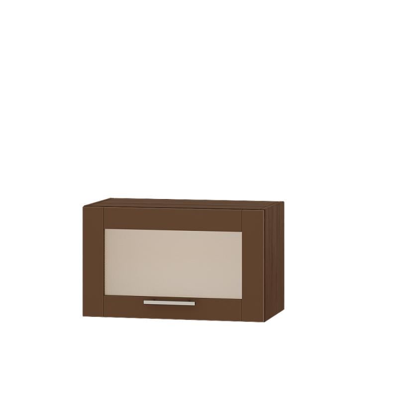 Кухонный модуль витрина Эверест Оптима ВВ09-600 60х30х36 см Капучино (DTM-3398)