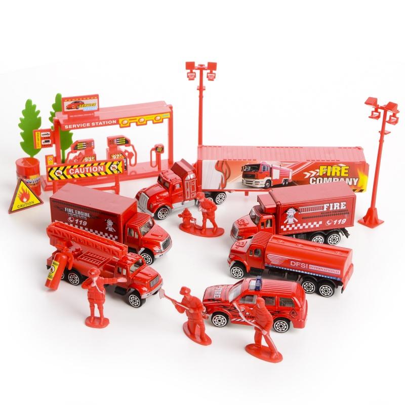 Игровой набор Na-Na Пожарники с грузовиком и фигурками IM295 (T44-028)