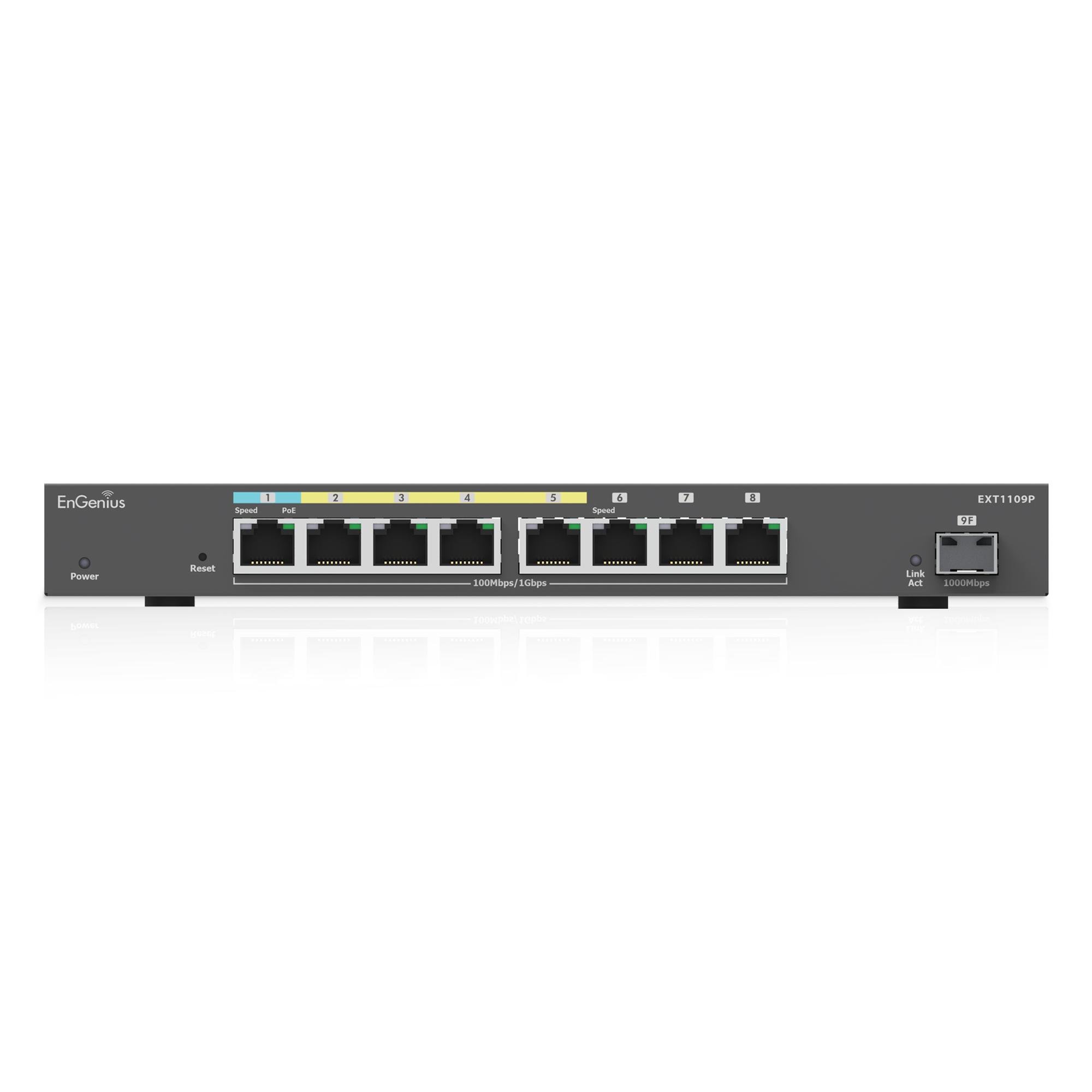 Коммутатор EnGenius EEXT1109P 8-port GbE PoE.af at 60W SFP (608625) - фото 3