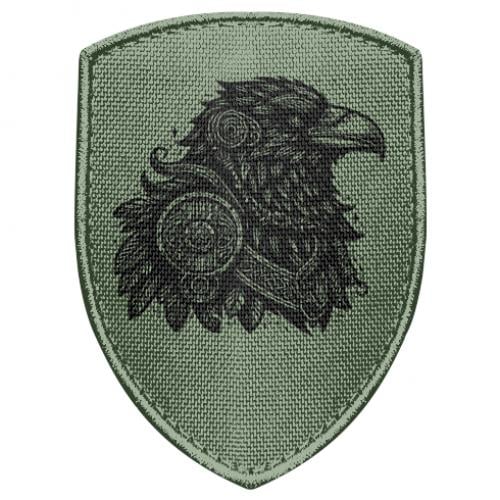 Шеврон-щит Ворон-Викинг воинственный ворон (17945169-29-204530)