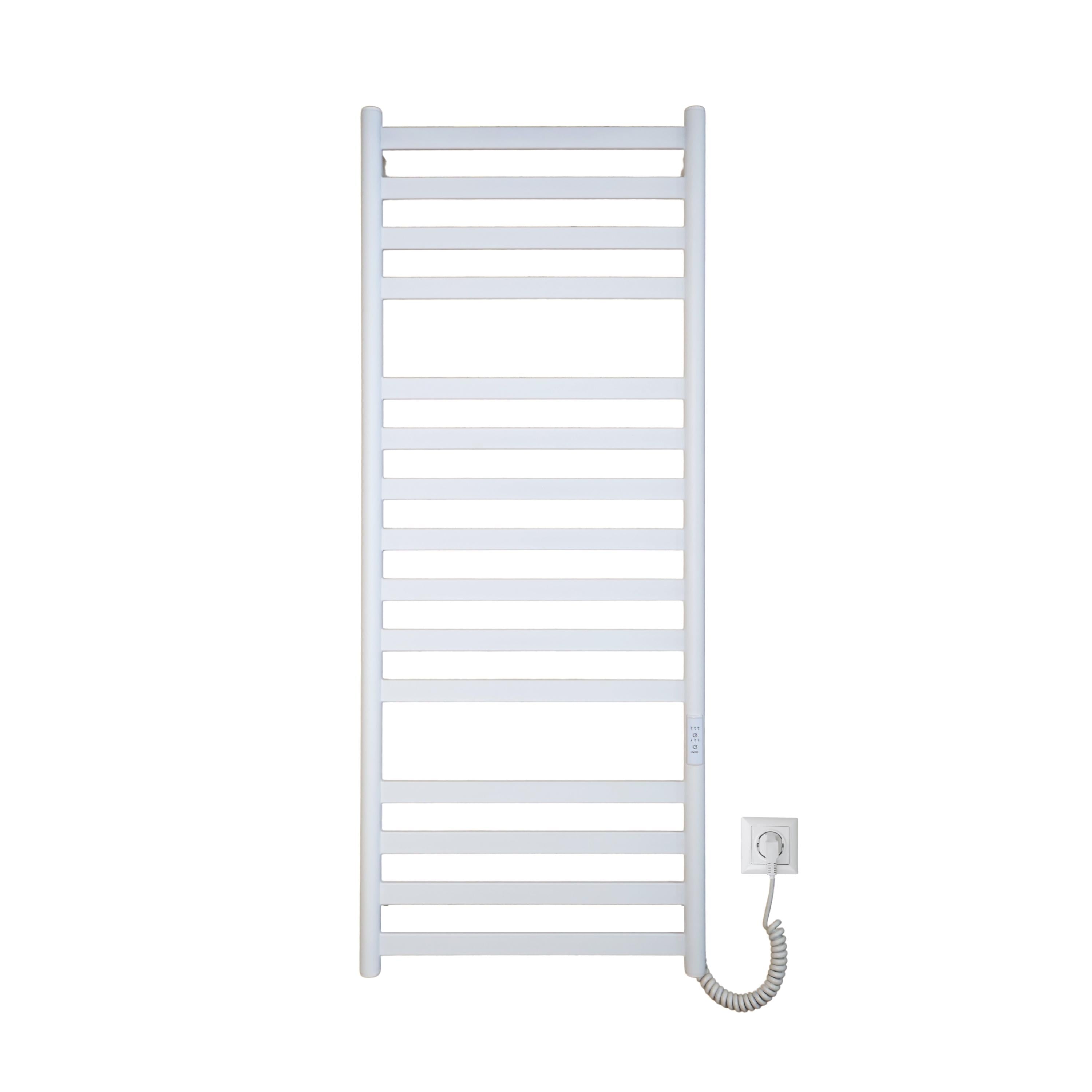 Полотенцесушитель электрический Carino Миа с контроллером 1190x490 мм Белый матовый (M1949FWM)