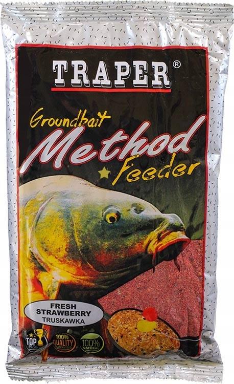 Прикормка Traper Method Feeder клубника 750 г