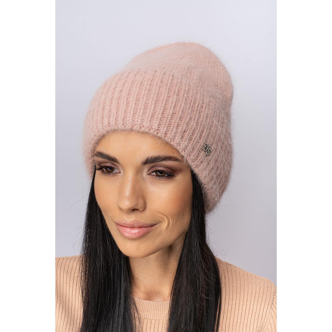 Шапка ангоровая женская Leks Медея one size Антик - фото 1 Шапка ангоровая женская Leks Медея one size Антик - фото 1