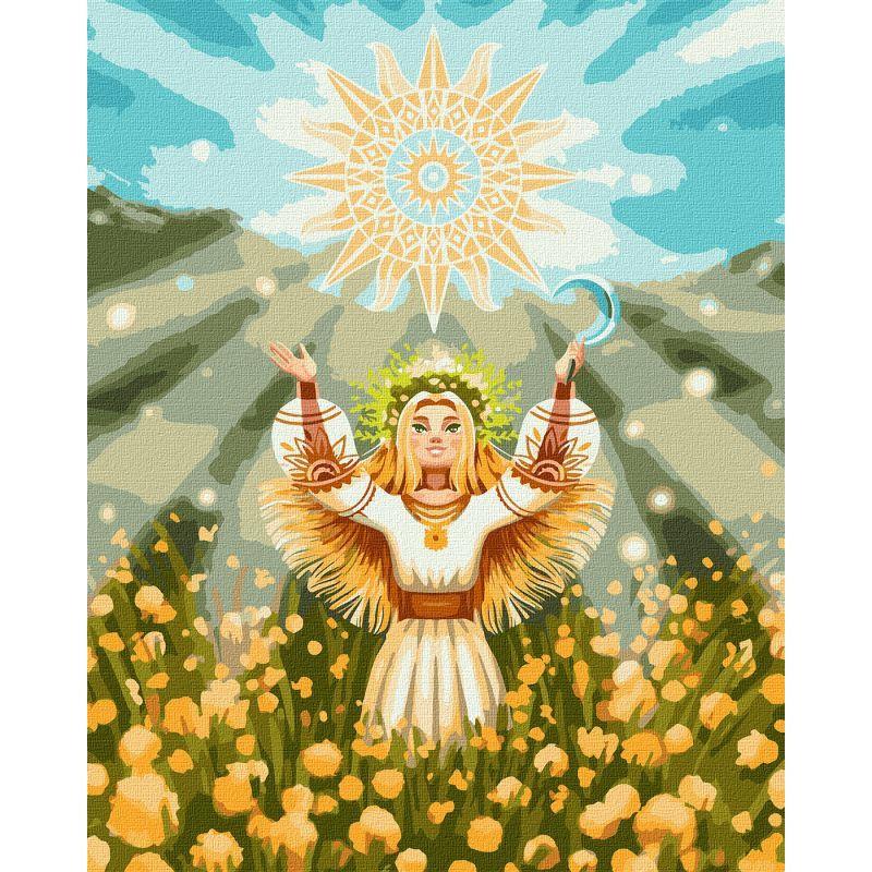Картина по номерам Идейка Солнечная девушка 40x50 см (KHO2564)