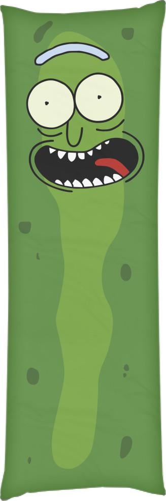 Подушка дакимакура Pickle Rick Rick and Morty 60x180 см (14094547)