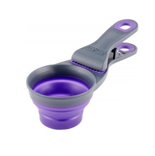 Стакан мерный складной Collapsible KlipScoop large на клипсе большой 473 мл