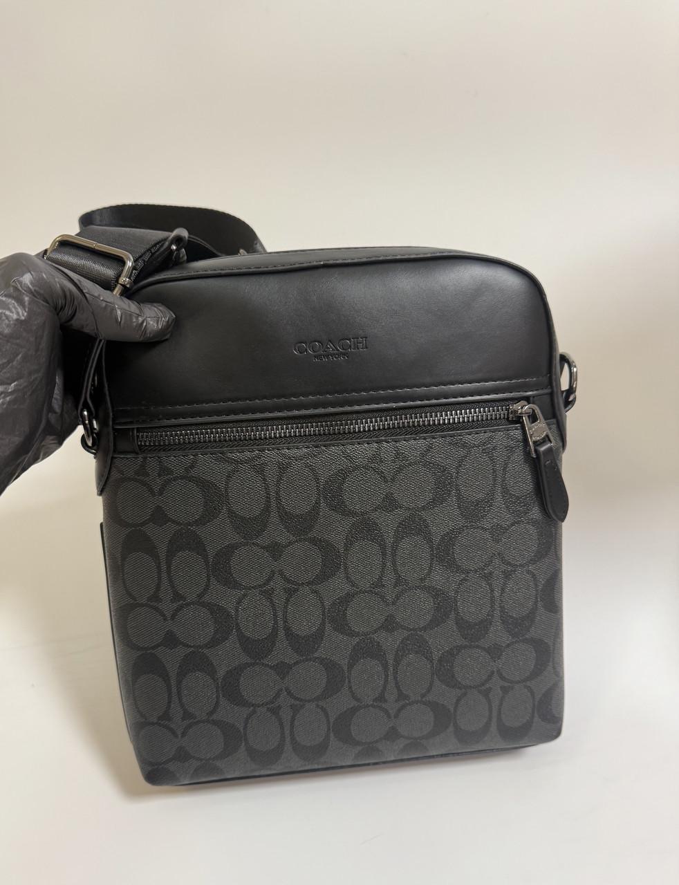 Сумка через плечо Coach с фирменным принтом Черный - фото 8 Сумка через плечо Coach с фирменным принтом Черный - фото 8