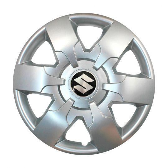 Автомобильные колпаки SKS 413 R16 с логотипом Suzuki 4 шт. Серебристый