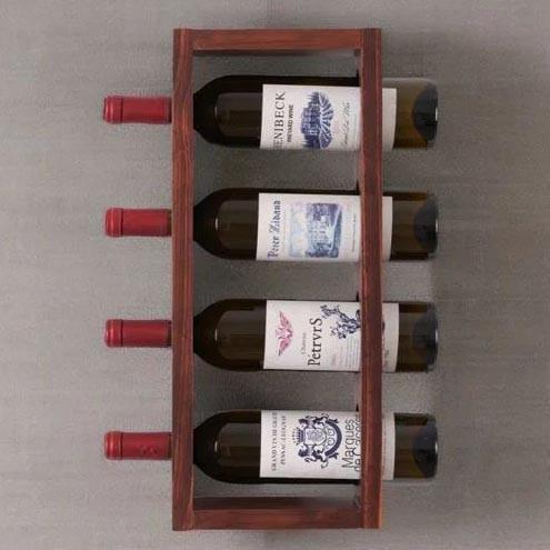 Полка для вина настенная из дерева Сендай Савоярди (ПНК-000315)