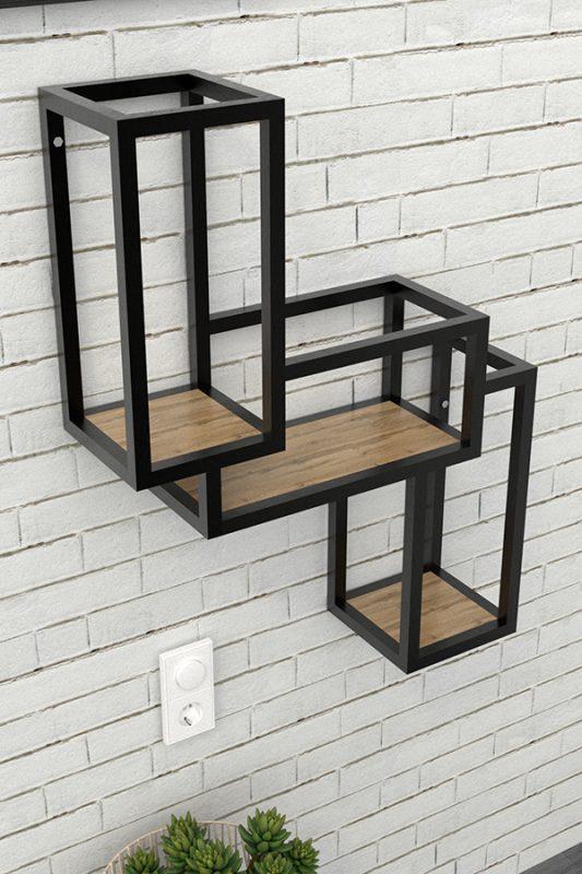 Полка настенная EcoLoft DSP-1073Лофт Дуб Аппалачи (22816038)