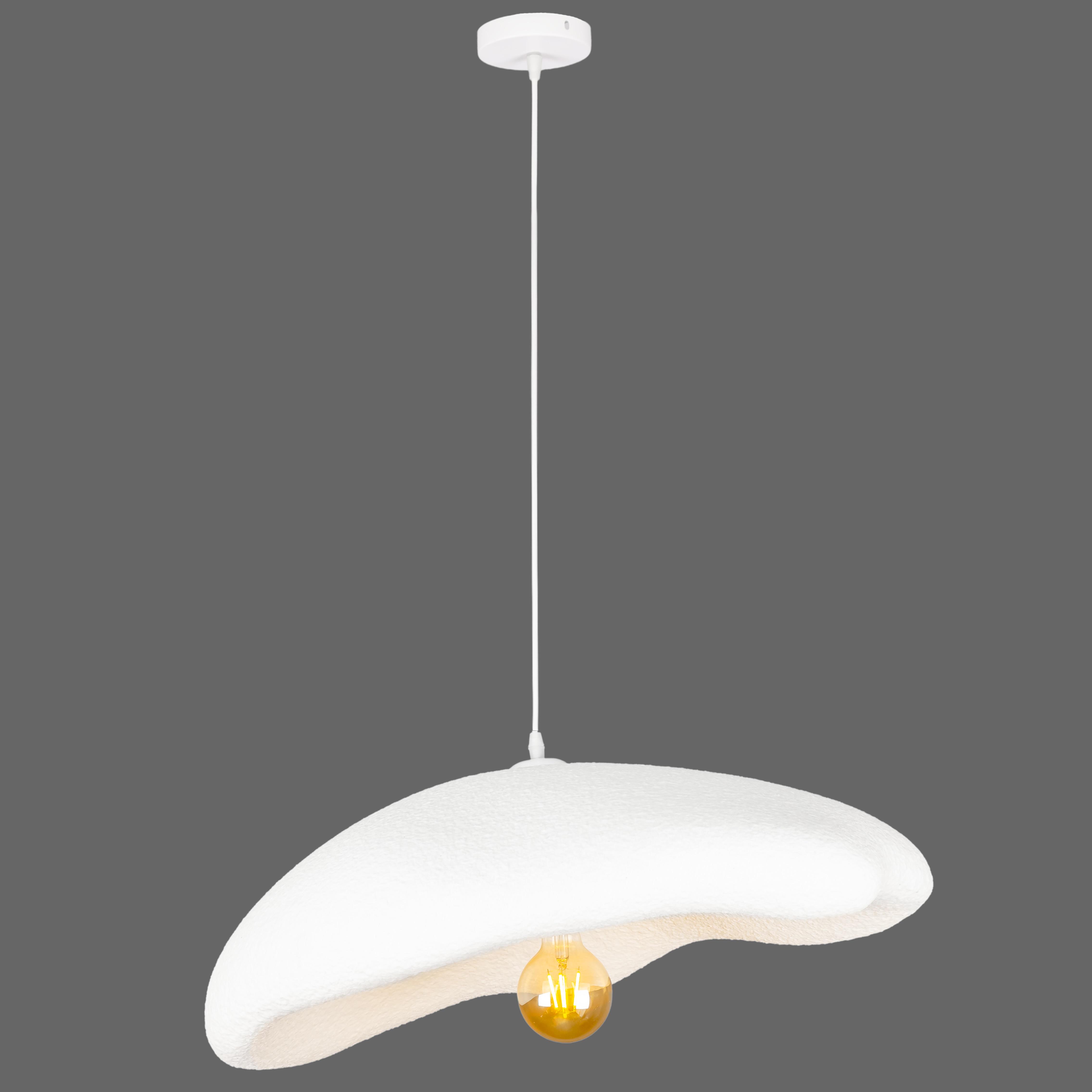Люстра гипсовая Wabi-Sabi 62 см Белый (909-XL3641 (620) WH)