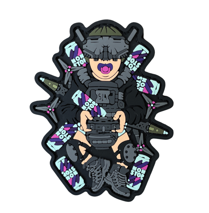 Патч Малыш NONSTOP FPV EDITION Фиолетовый (PATCH-086)