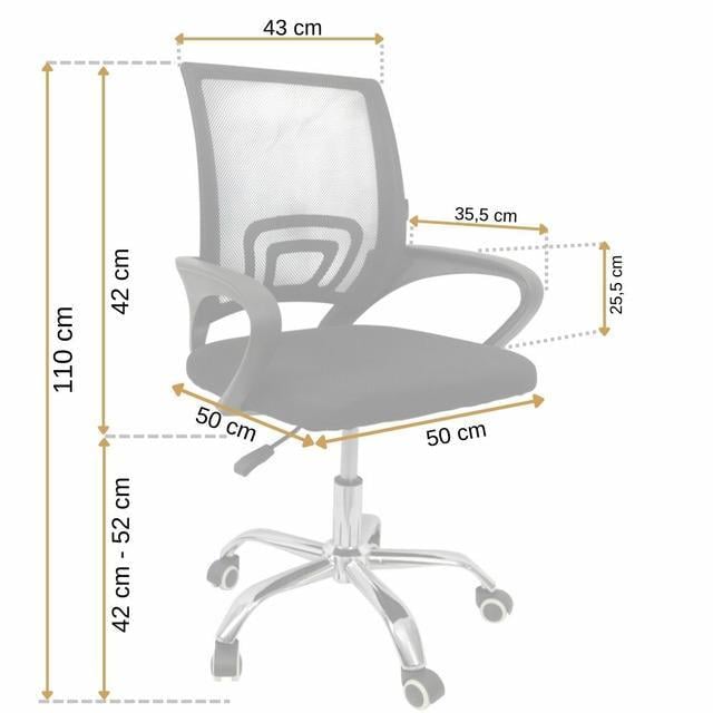 Кресло компьютерное офисное Bonro B-619 Черный (40030000) - фото 9 Кресло компьютерное офисное Bonro B-619 Черный (40030000) - фото 9