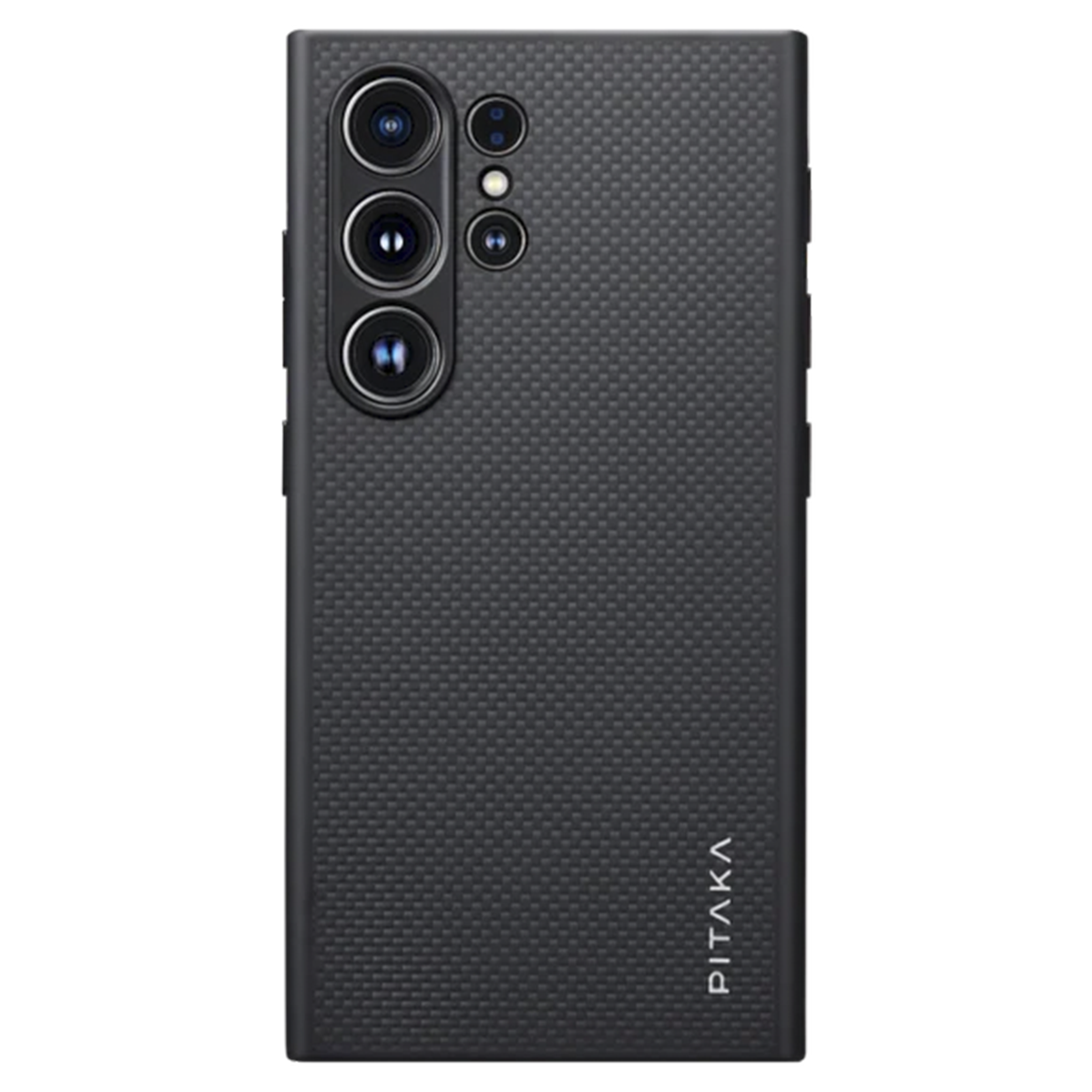 Чехол-накладка Pitaka MagEZ Case Pro 4 Twill Black/Grey for Samsung Galaxy S24 Ultra (MCP2401F)