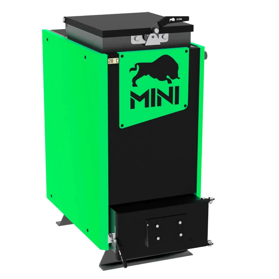 Котел твердопаливний шахтний Zubr Mini 15 кВт (21-61-100011)