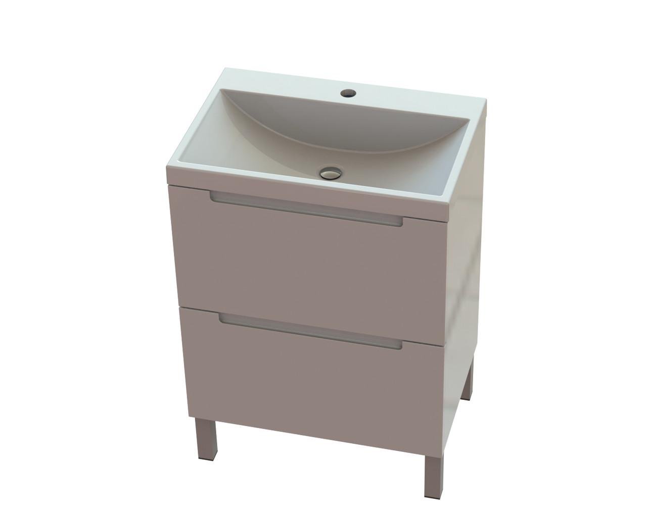 Тумба Б'янко з умивальником Богема А200 глянець (1882345787)