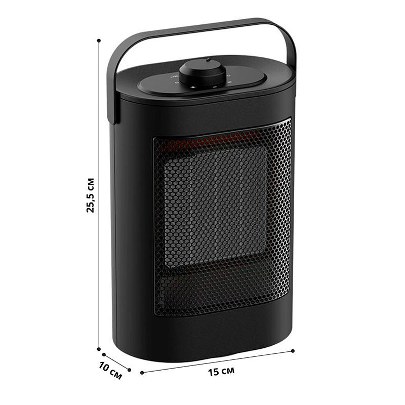 Тепловентилятор керамічний Lesko HQ-YND-900D механічне керування 1500 Вт (31160183) - фото 6