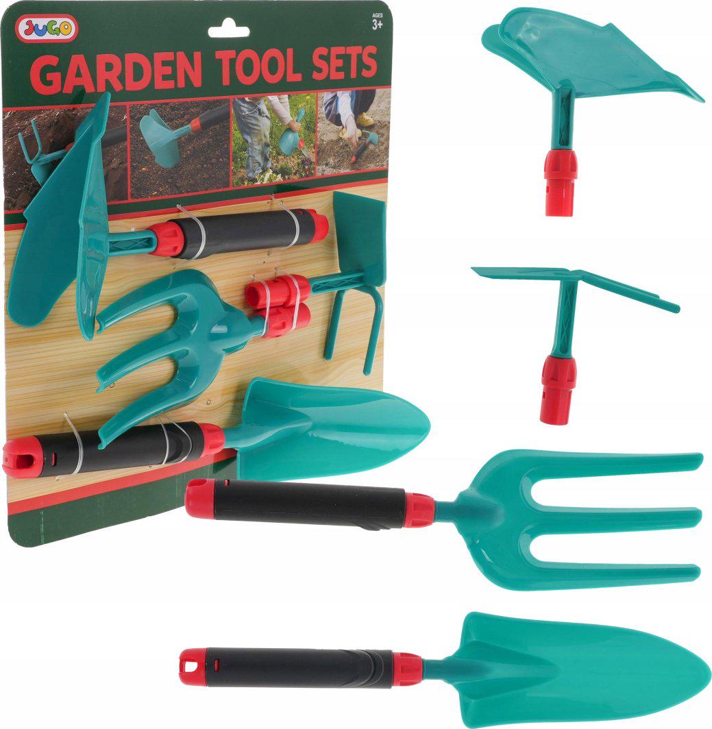 Дитячий іграшковий набір садового інструменту Juco з 4 елементів (ZOG.G6311) - фото 2