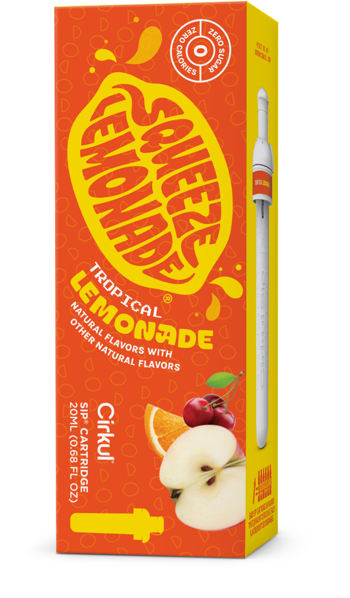 Картридж для Cirkul Tropical Lemonade Squeeze 20 мл (40367) - фото 3 Картридж для Cirkul Tropical Lemonade Squeeze 20 мл (40367) - фото 3