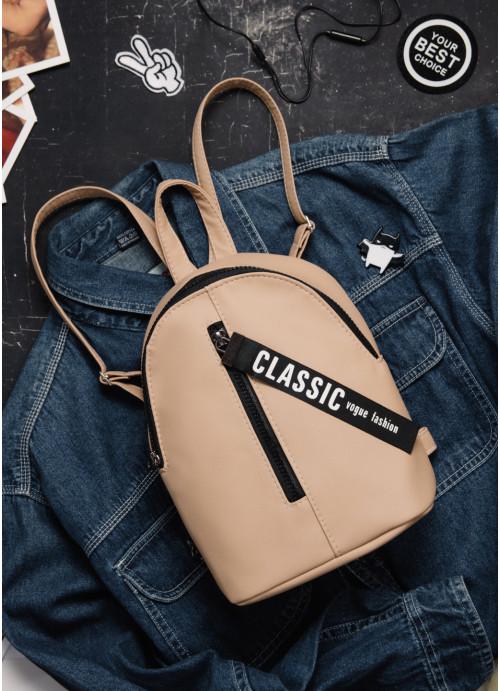Міський рюкзак міні жіночий Sambag молодіжний Бежевий (10400191024)
