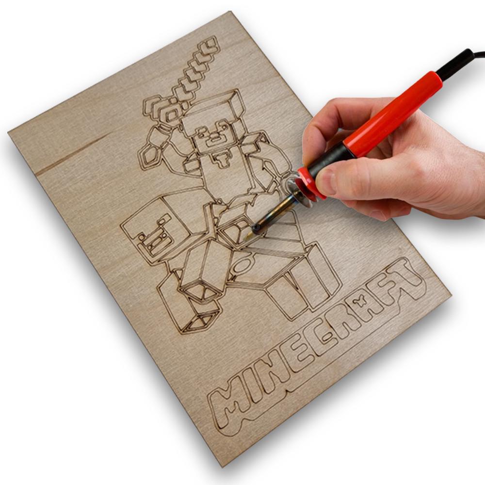 Набор для обжига Minecraft 2 А5 художественная тонировка с фанерой 4 мм (2307328858) - фото 2 Набор для обжига Minecraft 2 А5 художественная тонировка с фанерой 4 мм (2307328858) - фото 2