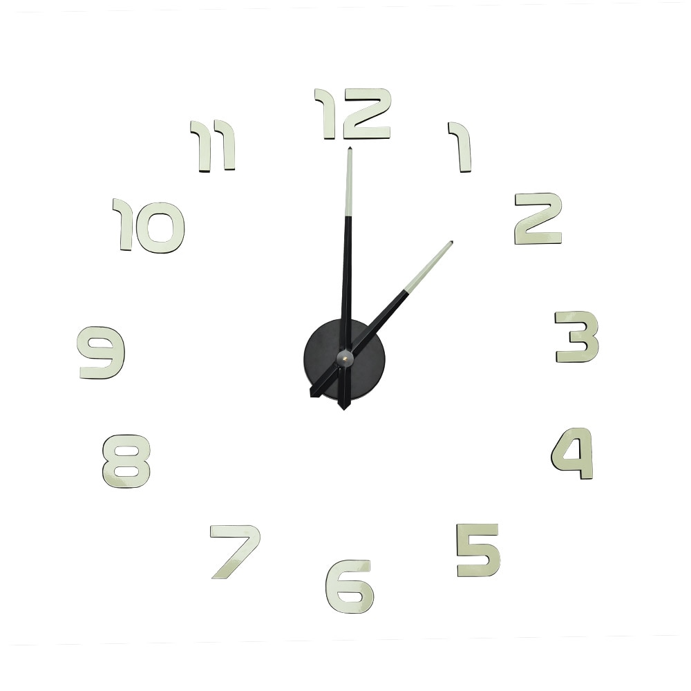 Настенные 3D часы TimeLine DIY наклейки светящиеся в темноте d. 80-120 см (587e3b80) Настенные 3D часы TimeLine DIY наклейки светящиеся в темноте d. 80-120 см (587e3b80)