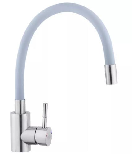 Смеситель для кухни Kroner KRP Edelstahl Klassisch ESG035GRA с гибким изливом (2948084365)
