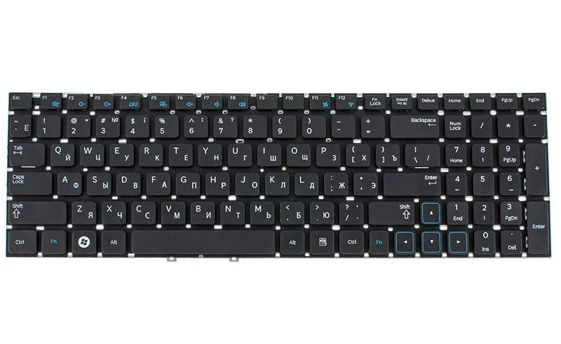 Клавиатура для ноутбука Samsung NP300V5A Черный (183728)