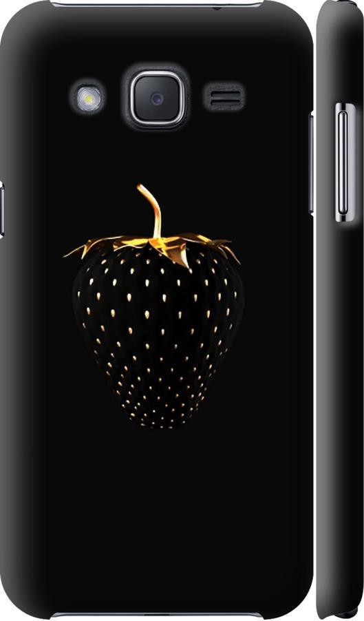 Чехол на Samsung Galaxy J2 J200H Черная клубника (3585m-190-42517)