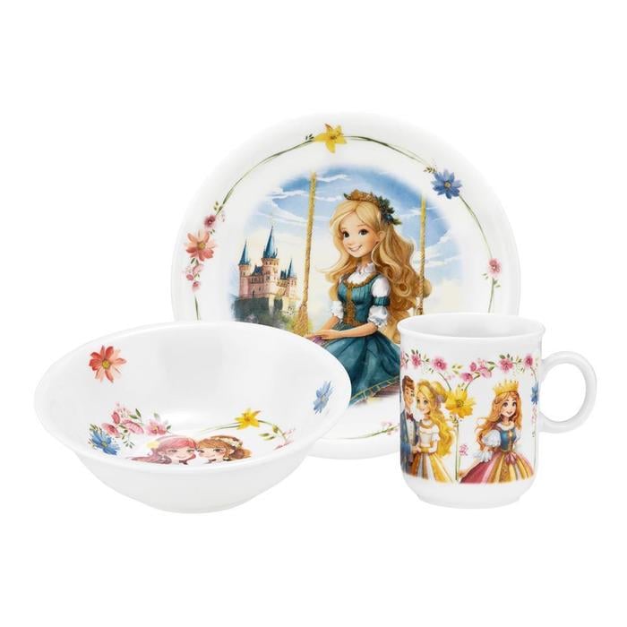 Набір дитячого посуду Seltmann Weiden Compact Prinzessin 3 пр.