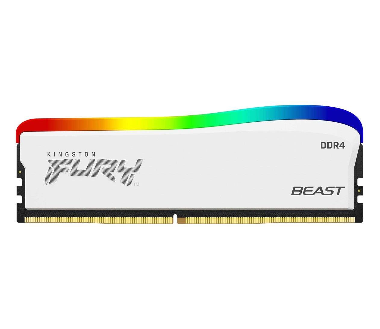 Оперативна пам'ять для ПК Kingston FURY 16 GB DDR4 3600 MHz BEast RGB Special Edition White (KF436C18BWA/16)