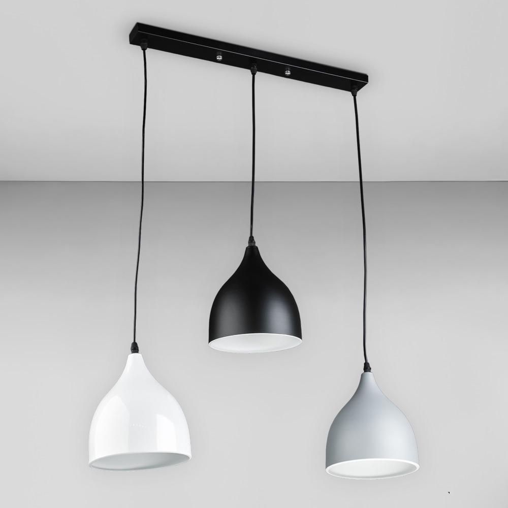 Люстра подвесная Light House DL-18976/3 Черный/Черный/Серый/Белый