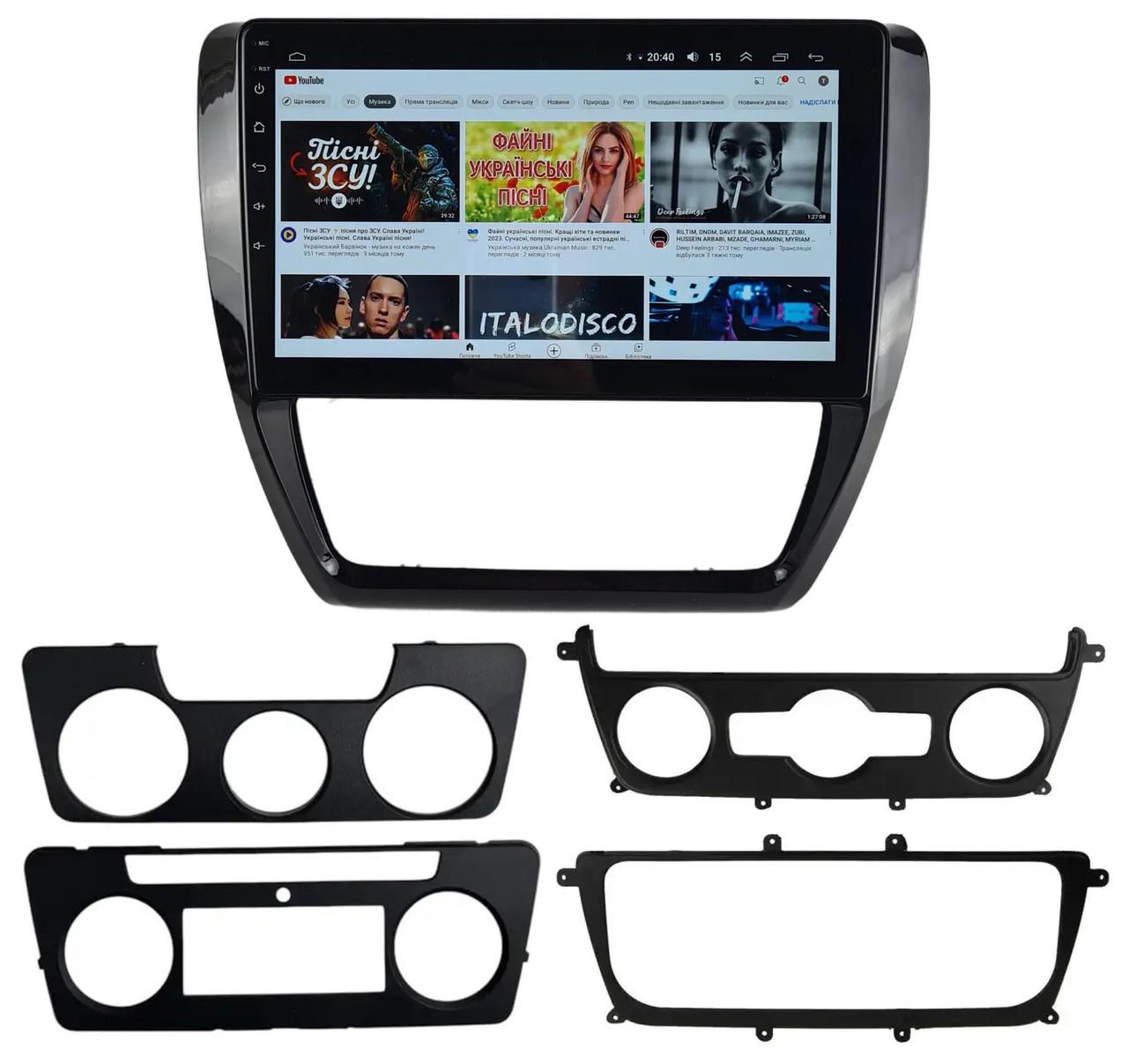 Автомагнитола для Volkswagen Jetta 2011-2018 7862 8 ядер/4G/DSP/CarPlay/Android/QLED (М-ФДж-10-Т6)