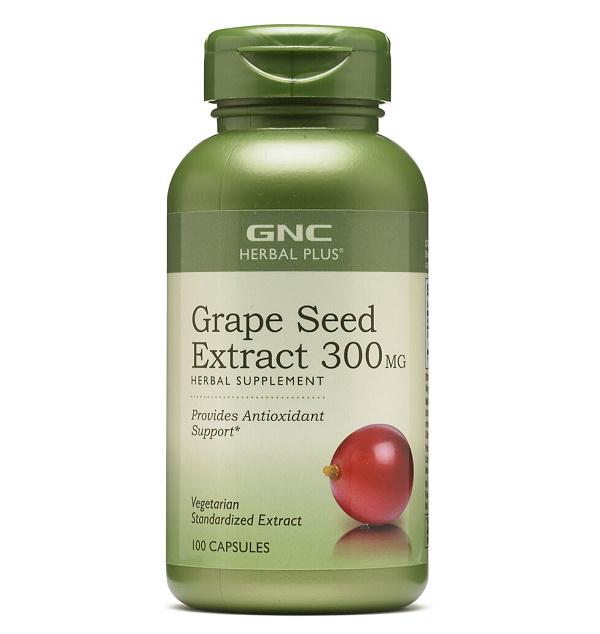 Натуральна добавка для спорту GNC Herbal Plus Grape Seed Extract 300 mg 100 Caps