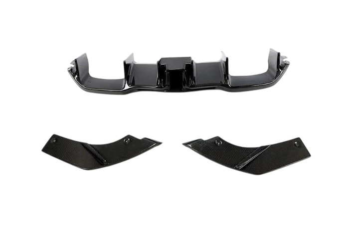 Диффузор заднего бампера DDCarbon V8 для F87 для BMW 2 серия F22/23 2014-2021 гг. натуральный карбон (136897)