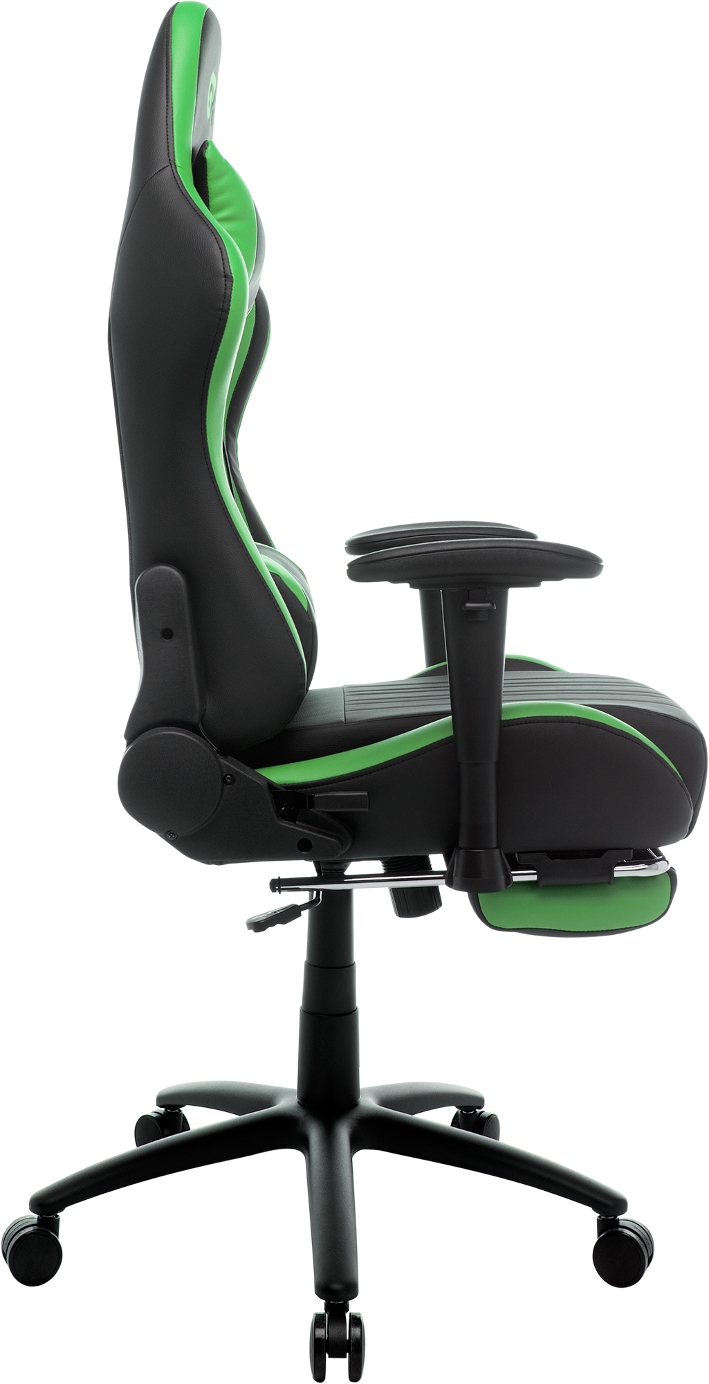 Кресло геймерское GT Racer X-2534-F Black/Green - фото 4