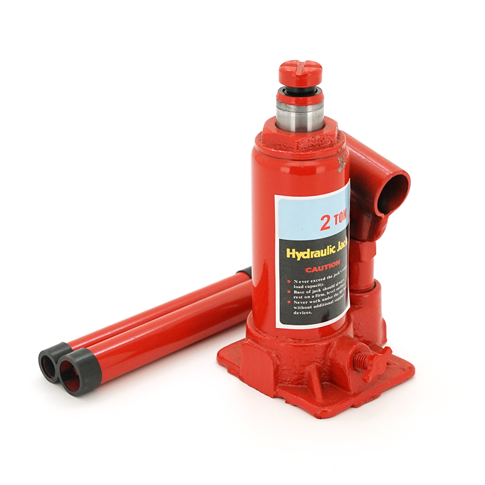 Домкрат гидравлический 2 т подкатный подъемник с высотой подхвата 150 мм и подъемом до 280 мм (YUT_V8801)