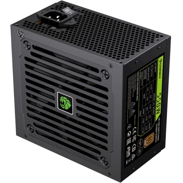Блок питания GameMax GE-550 550 Вт ATX 3.1 80 Plus Bronze с вентилятором 120 мм Черный Блок питания GameMax GE-550 550 Вт ATX 3.1 80 Plus Bronze с вентилятором 120 мм Черный